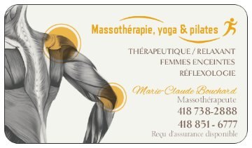 Massothérapie, yoga et pilates